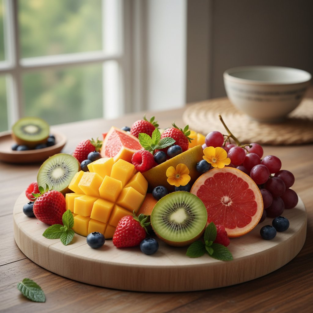 Frutas de temporada en detalle